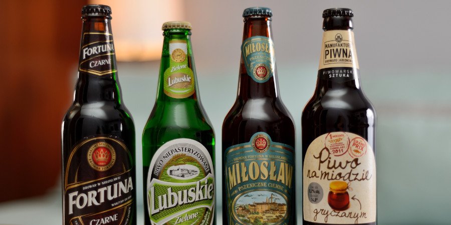 Alcune delle ottime birre polacche